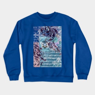 blue musik vintage Crewneck Sweatshirt